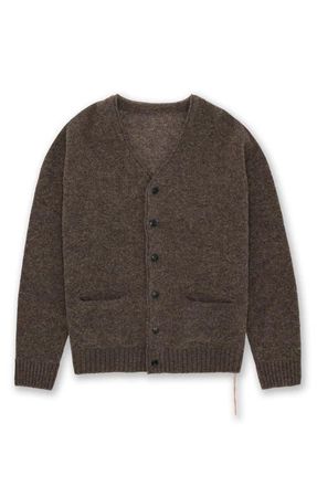 Fortela Edmund Merino Wool Cardigan in Melange at Nordstrom, Size Medium Eu