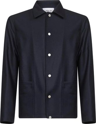 D4.0 Giacca con bottoni automatici - Blu
