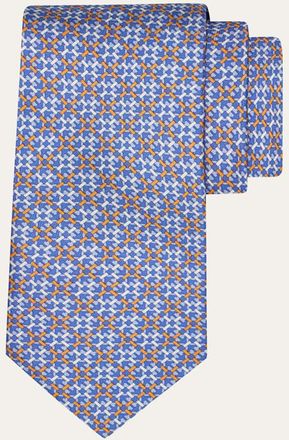 Ferragamo Mens Gancini Check Tie