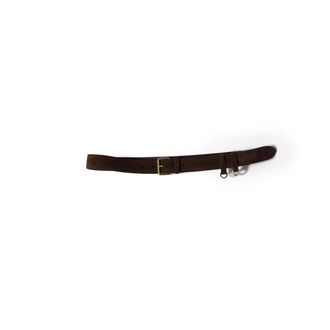 Miu Miu Suede Belt, Woman, Dark Brown, Size 65