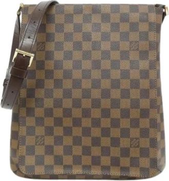 Louis Vuitton Pre-owned Vintage Cross Body Bag - Dames - Vintage Schoudertas - Bruin - ONE Size - Vintage