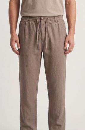 Burnside Linen & Cotton Blend Pants in Rock Ridge at Nordstrom Rack, Size X-Large