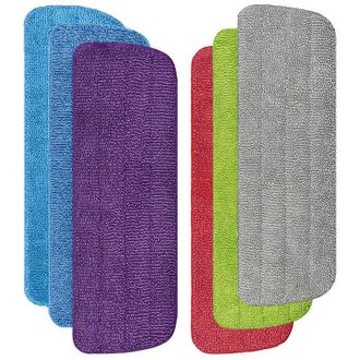 OEM 6 Almohadillas De Repuesto Para Fregona, Funda De Limpieza De Repuesto Para Fregona, Almohadillas De Microfibra Para Fregona Pulverizadora