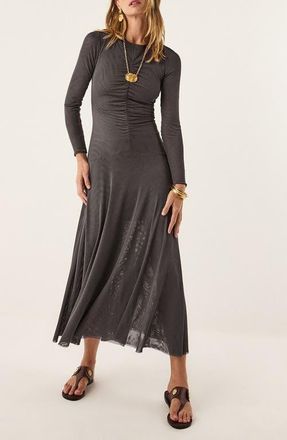 Vix Susana Midi Cover-Up Dress in Grey at Nordstrom, Size X-Large