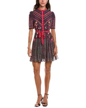 Saloni Saloni Silk Mini Dress