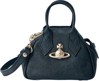 Vivienne Westwood Yasmine Mini Handtas - Dames - Mini tas - Zwart - ONE Size - Leer - Tassen
