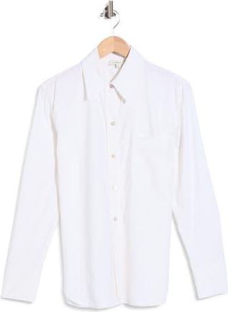Vince Long Sleeve Linen Blend Button-Up Shirt in Off White at Nordstrom Rack, Size X-Small