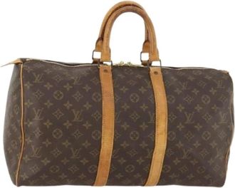 Louis Vuitton Pre-owned Weekend Bags, female, Brown, Size: ONE SIZE Pre-owned Weekend Bag