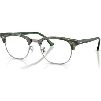 Ray-Ban 51mm Square optical glasses in Green at Nordstrom