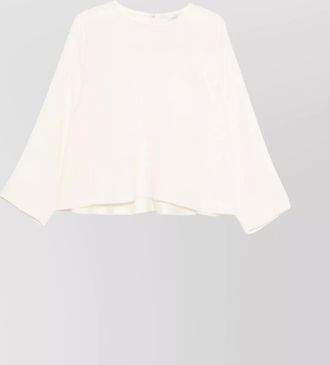 Forte_Forte relaxed fit long sleeve satin top