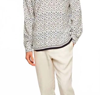 Orlebar Brown Ridley Fiore Shirt In Cashew