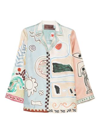 Alemais Michelle Silk Shirt Clothing