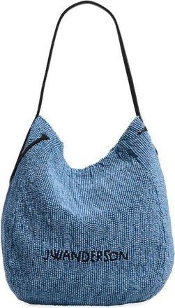 J.W.Anderson Beaded Small Bulb Bag in Blue 800 at Nordstrom