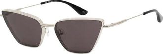 Alexander McQueen Dames, Accessoires, Grijs, Maat: 58 MM
