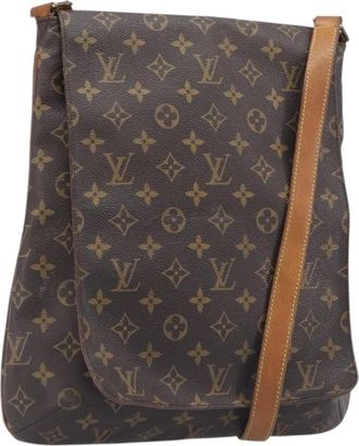 Louis Vuitton Musette Limited Edition Monogram Mirage Brown Canvas Handbag (Pre-Owned)