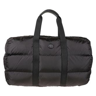 Moncler Caradoc Duffle Bag - Heren - Weekendtassen - Zwart - ONE Size - Katoen - Tassen