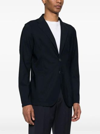 Herno Single-Breasted Cady Blazer - Black