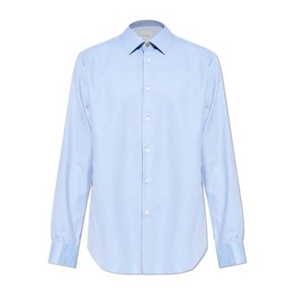 Paul Smith Formal Shirts, male, Blue, Size: 3XL Tailored Shirt