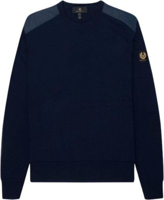 Belstaff Heren, Truien, Blauw, Maat: XL Wol