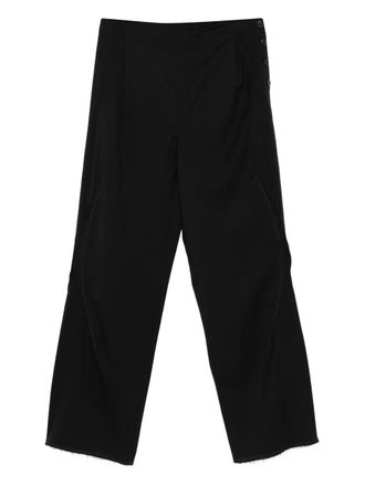 Kiko Kostadinov K-Dart button-side trousers - Black