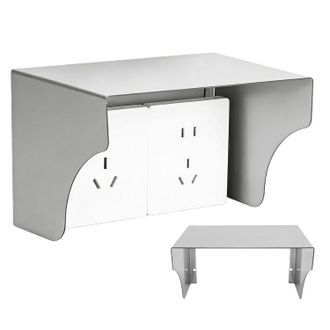 OEM Cubierta De Timbre De Acero Inoxidable - Protector Contra Salpicaduras - Enchufe De Pared De Acero Inoxidable - Cubierta Para La Lluvia Para Enchufe E