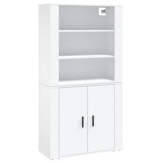 Berkfield Home Highboard White Engineered Wood