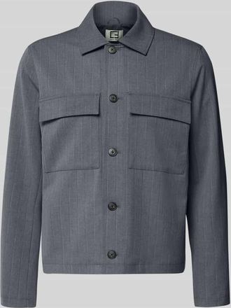 Casual Friday Casual Friday Regular Fit Jacke mit Viskose-Anteil Modell Grahn in Dunkelgrau Melange, Gr&ouml;&szlig;e XXL