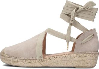 Fred De La Bretoniere Schoenen, Dames, Beige, 40 EU, Su&egrave;de, Romi Luz Espadrilles Taupe Su&egrave;de