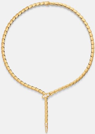 Bulgari Collar Serpenti Viper de oro de 18 ct con diamantes