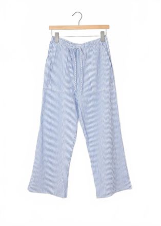 Sundry Womens Striped Workwear Pants In Dusty Sky