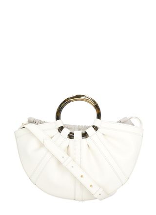 Coccinelle Medium Shoulder Bag With Tortoiseshell Accents And Removable Lining
