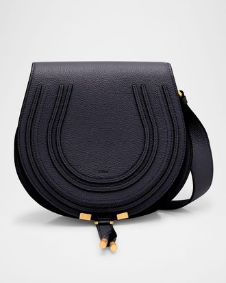Chlo&eacute; Marcie Medium Slim Crossbody Bag in Grained Calfskin