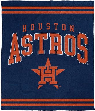 Pegasus Sports Houston Astros Mlb Vintage Cozy Knit Blanket