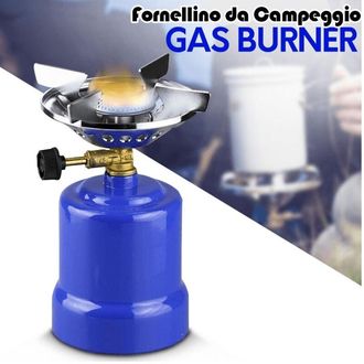 Trade Shop Trade Shop - Fornello Gas Portatile Fornellino Per Campeggio Camping Da Viaggio Di Emergenza