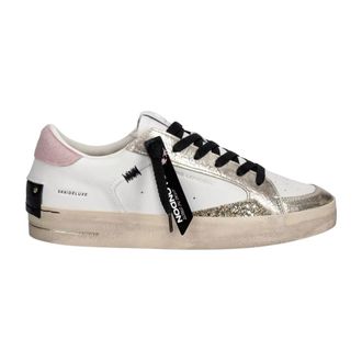 Crime London SK8 Deluxe Sneakers - Dames - Schoenen - Wit - Maat: 36 EU Leer