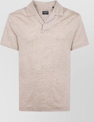 Ermenegildo Zegna leisurewear polo shirt v neck short sleeves