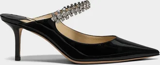 Jimmy Choo London 65mm Bing Embellished Patent Leather Pumps