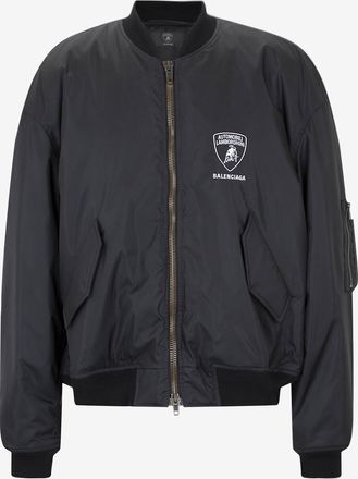 Balenciaga Bomberjacke aus technischem Canvas Balenciaga | Automobili Lamborghini