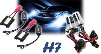 Trade Shop Trade Shop Traesio - Trade Shop - Kit Complexenon Xeno Lampade Fari Luci H7 6000 K Centraline 35w Auto Y Motor