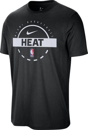 Nike Miami Heat Nike Mens NBA Practice T-Shirt in Black | HQ9717-010
