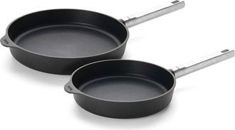 Woll Ecologic Pro Nonstick Fry Pan Set 9.5-Inch & 11-Inch in Black at Nordstrom