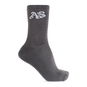AllSaints Socks, male, Gray, Size: M/L Gothic Socks