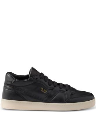 Prada leather sneakers - Black