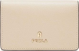 Furla Camelia Card Case Ballerina I Pink Textured Leather Woman