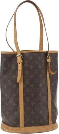 Louis Vuitton Pre-owned Bucket Bags, female, Brown, Size: ONE SIZE Pre-owned Vintage Bucket Bag