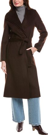 Elie Tahari Elliot Long Wool-Blend Coat