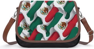 Generic Mexico Flag Fashion Womens Crossbody Bags Novelty Handbag Shoulder Bag Purse