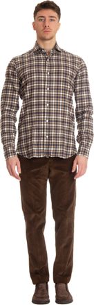 Barba Dandylife Check Print Shirt