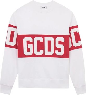 GCDS Sweatshirt - Heren - Sweatshirts - Rood - L - Hoodies & sweatvesten