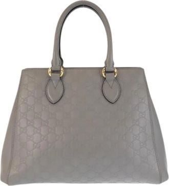 Gucci Pre-owned Borsa Tote in Pelle Guccissima - - Pre-owned - Donna - Grigio - ONE SIZE